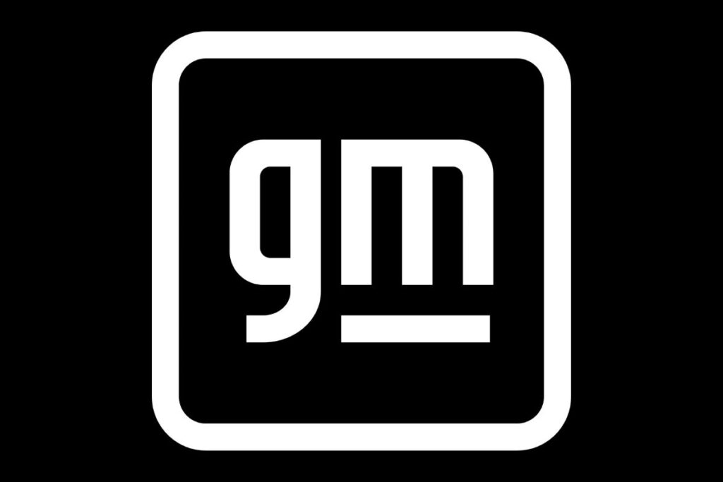 logo general motors noir blanc