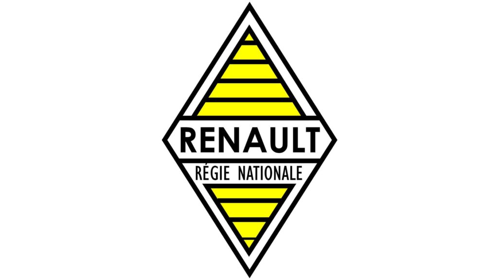 renault logo 1946 1958