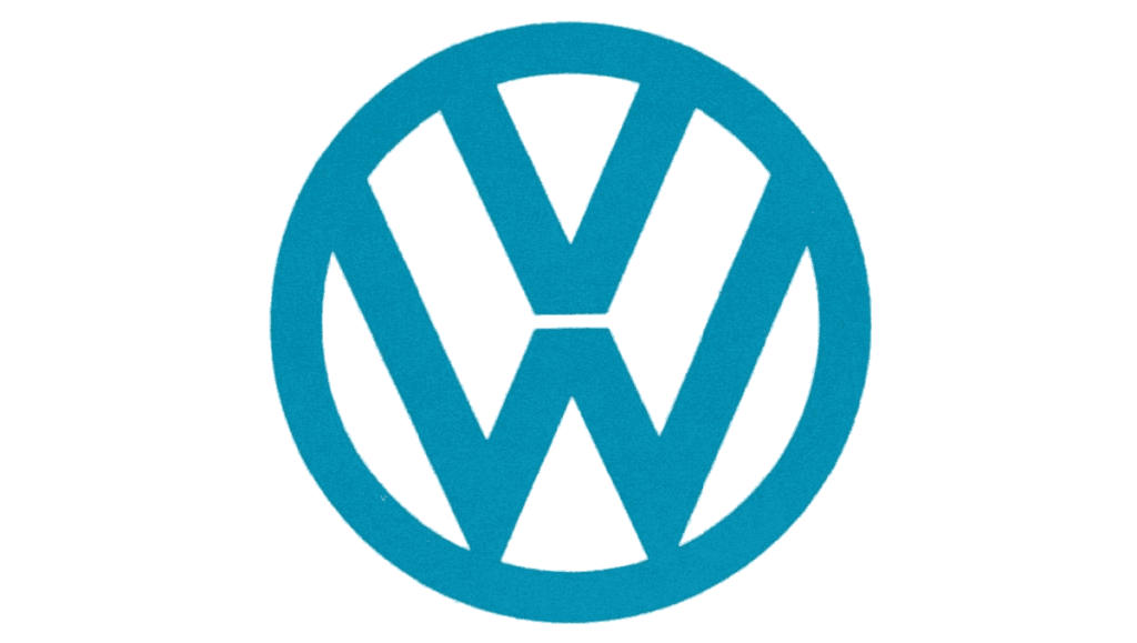 volkswagen logo marque voiture symbole avec Nom noir conception